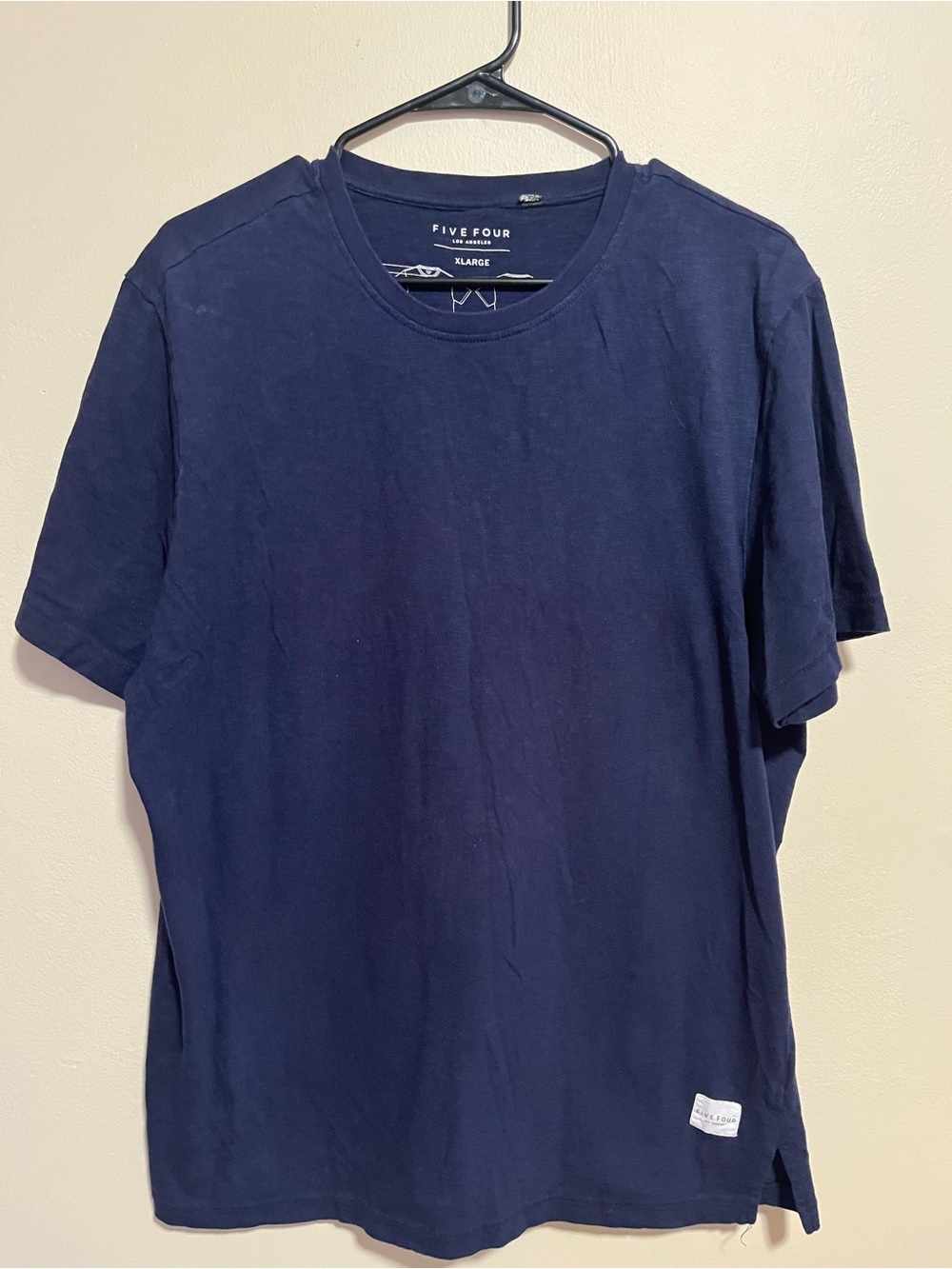 Five Four Men's Navy Short Sleeve Crew Tee